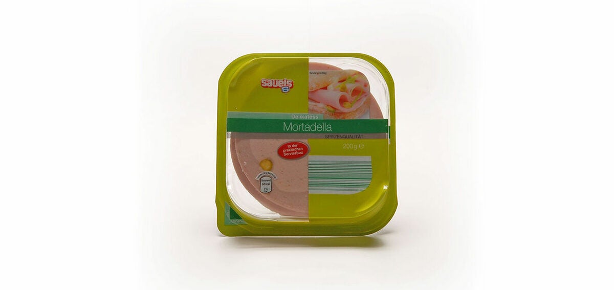 MULTIVAC Packaging Mortadella Sausage 200g Display