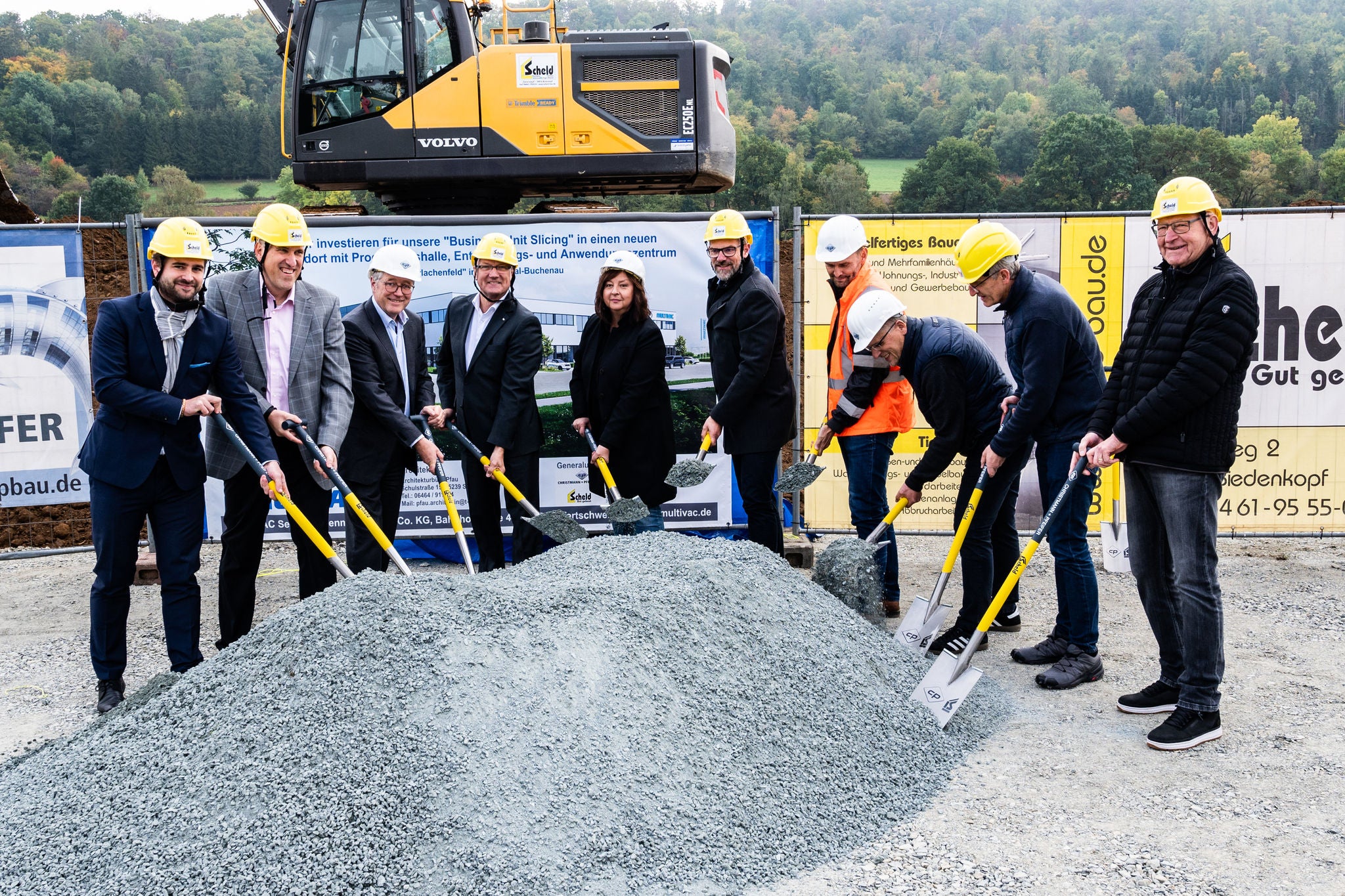 Construction Site Groundbreaking Ceremony