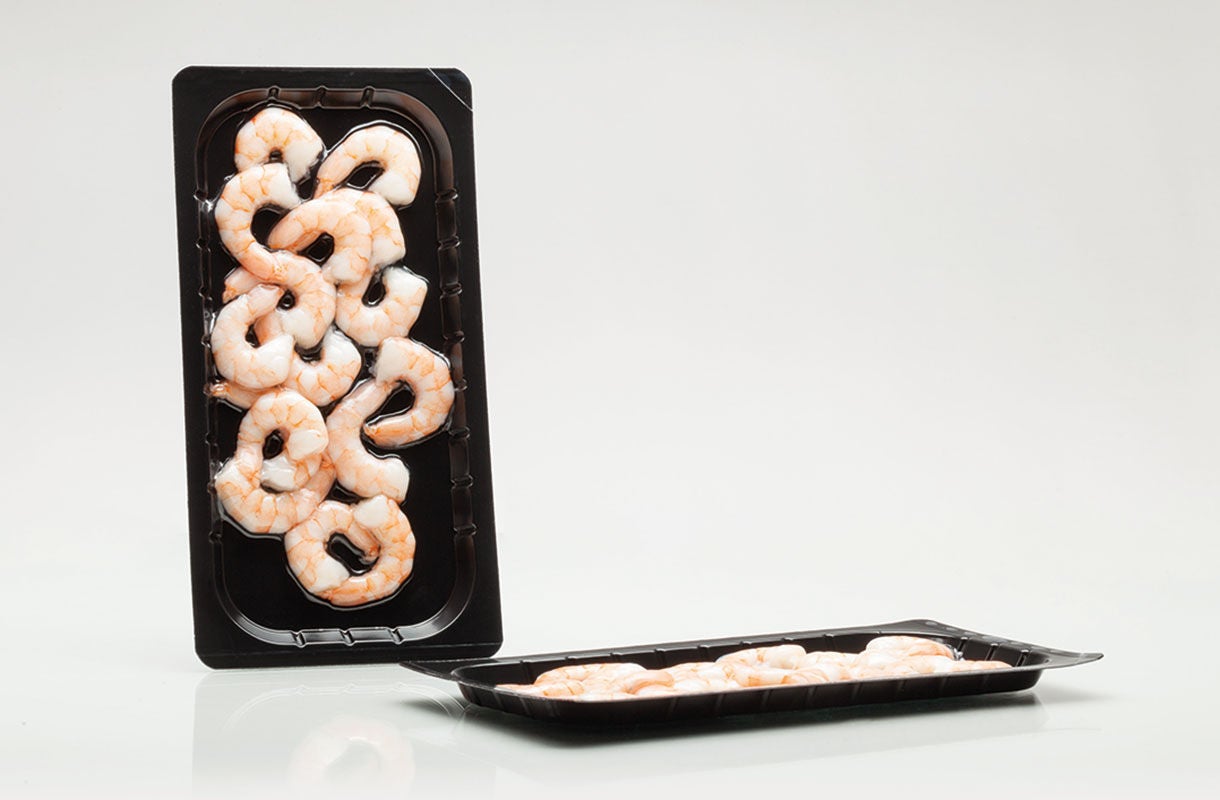 Shrimp Packaging Tray by MULTIVAC for Freshness