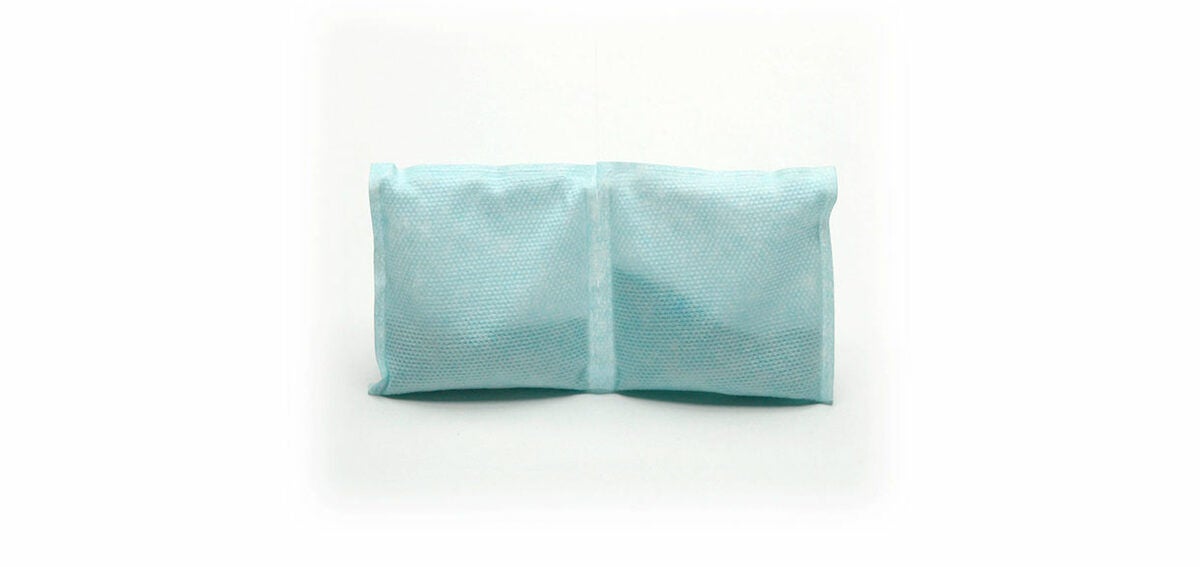 MULTIVAC Packaging Blue Nonwoven Sachet Display