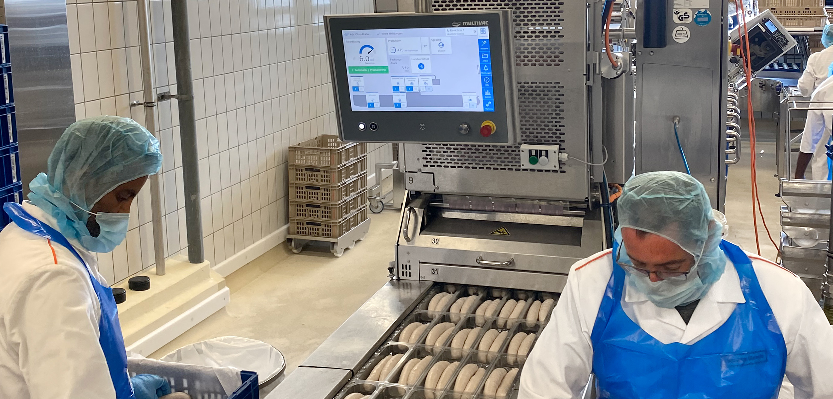 MULTIVAC Sausage Packaging Machine in Factory