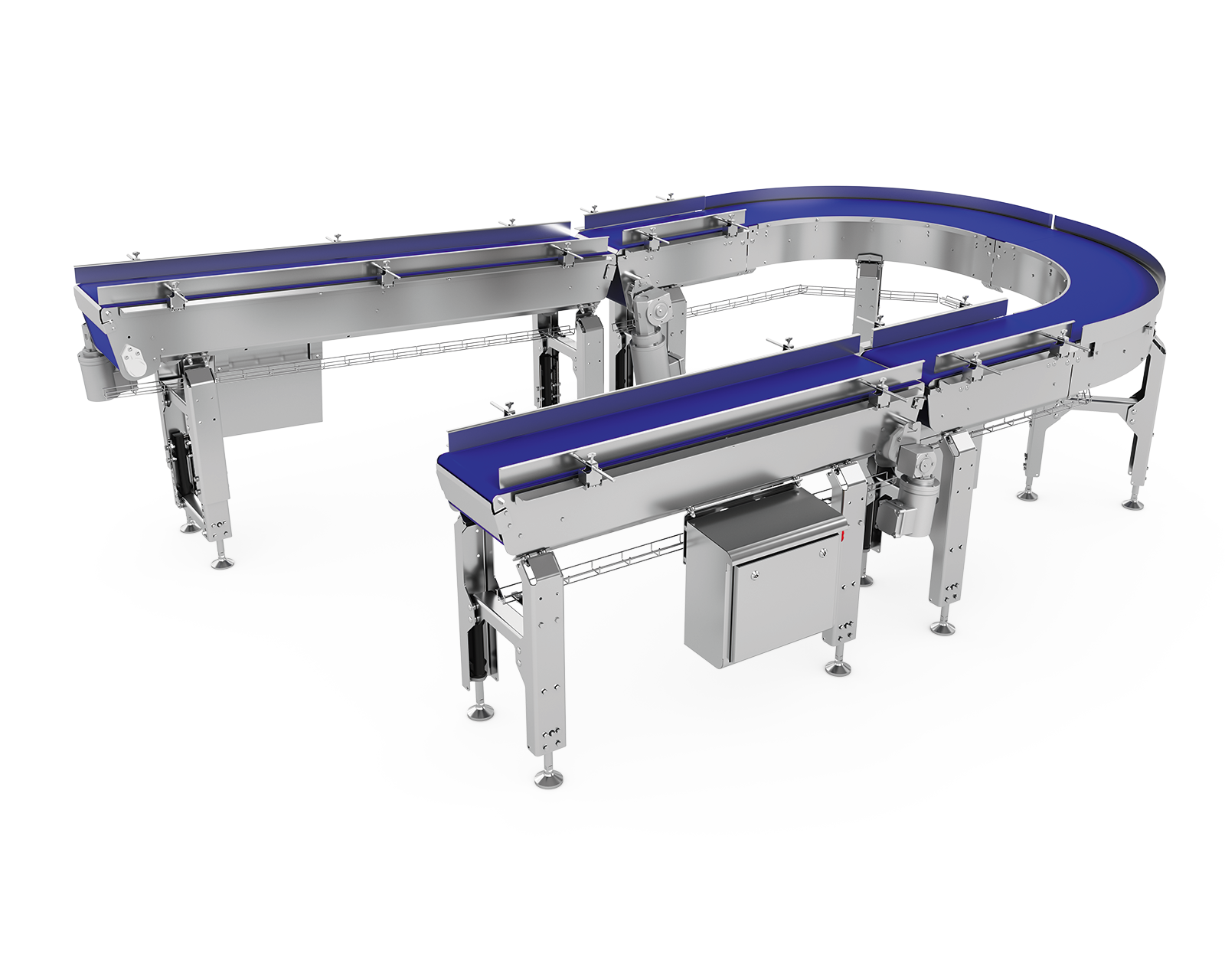 MULTIVAC Conveyor System with Curved Design