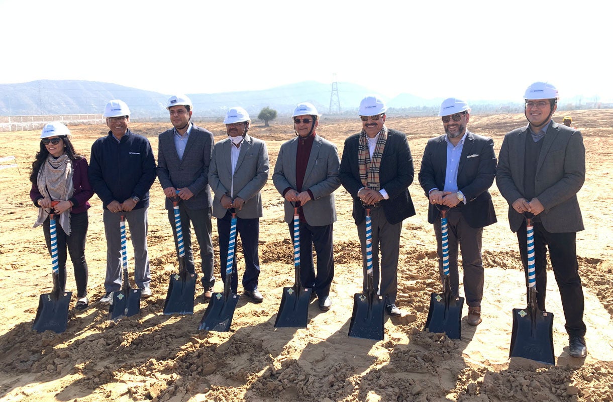 Groundbreaking Ceremony with Shovels