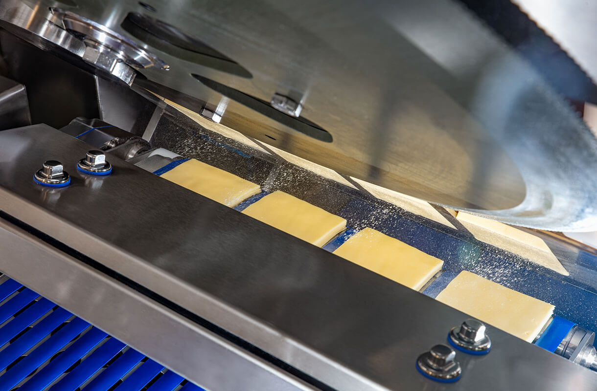 MULTIVAC Cheese Slicing Machine in Action